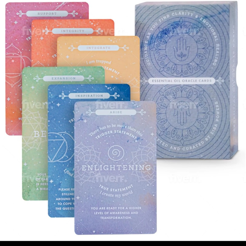 Essential Oil Oracle Cards Set